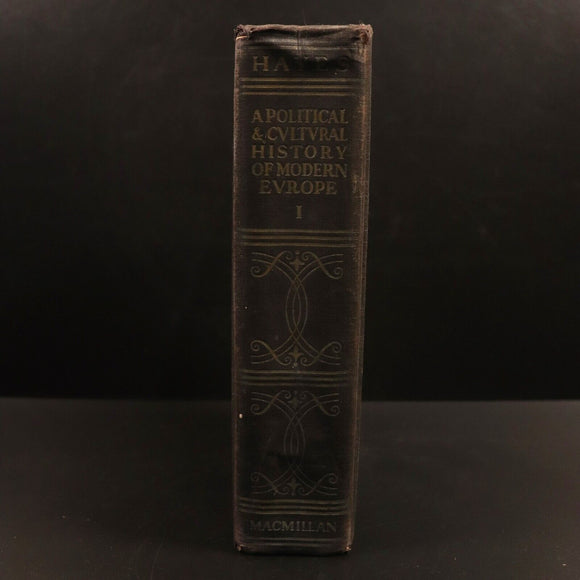 1950 Political & Cultural History Of Modern Europe by Carlton Hayes History Book