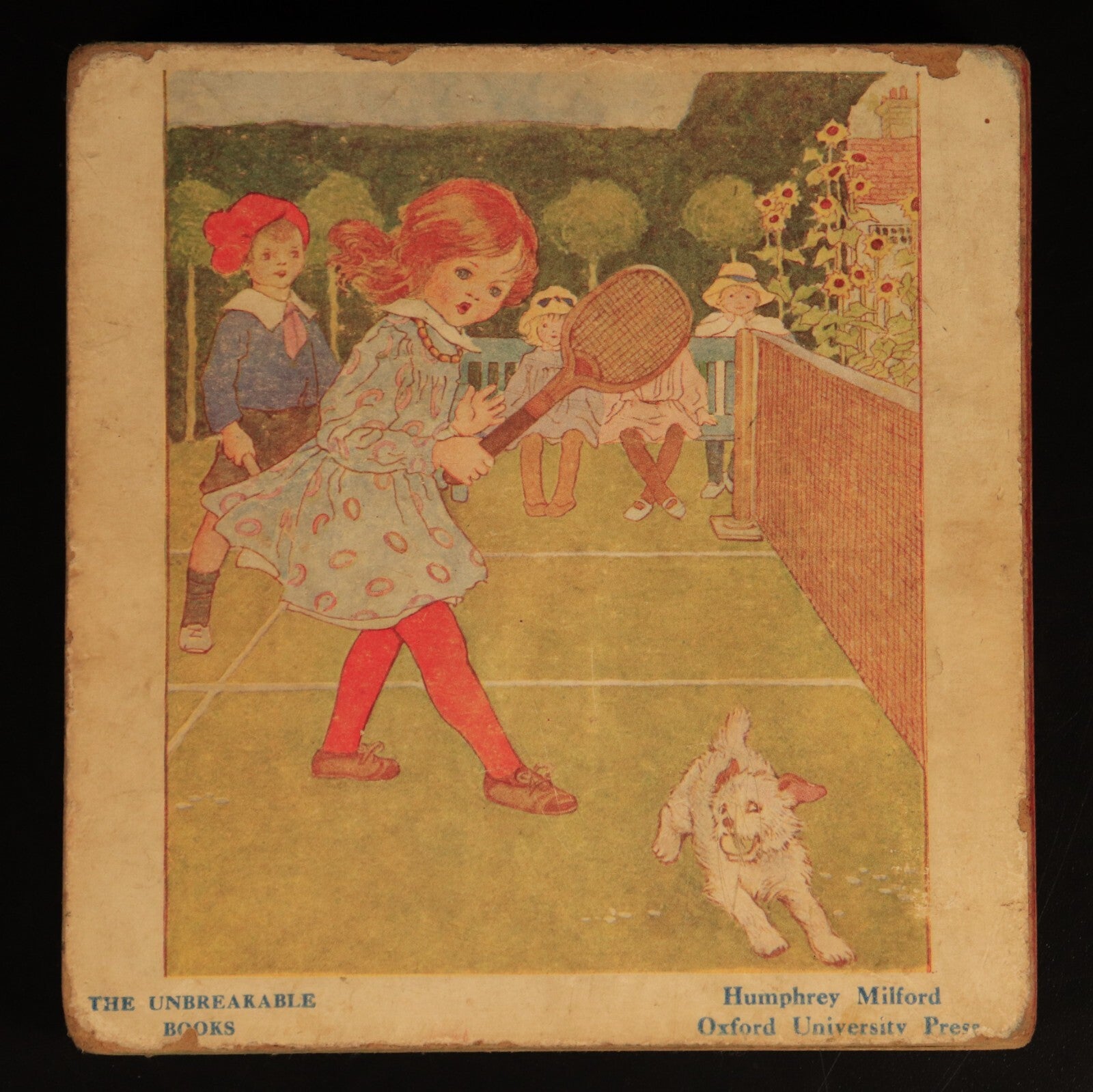 c1913 Bo-Peep's Play Book by Mrs Strang Antique Childrens Book Unbreakable Books