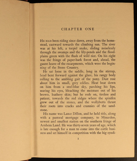 1960 The Naked Country by Michael East Vintage Australian Fiction Book 1st Ed