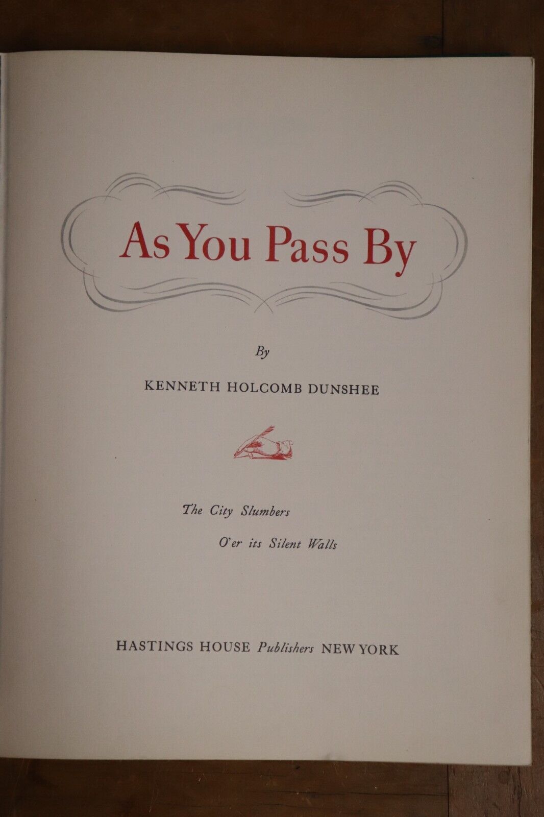 1952 As You Pass By by Kenneth H. Dunshee 1st Edition American History Book