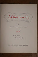 1952 As You Pass By by Kenneth H. Dunshee 1st Edition American History Book-3
