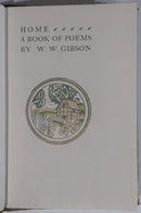 1920 Home: A Book Of Poems by W.W. Gibson Ltd 1st Edition Literature Book-2