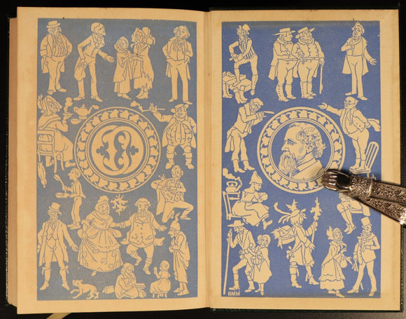 c1930 Dombey & Son by Charles Dickens Antique British Fiction Book Illustrated