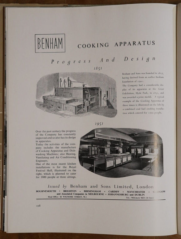 1951 Royal Festival Hall by Max Parrish British Architecture History Book