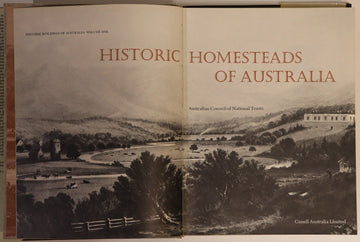 1972 Historic Homesteads Of Australia Architecture Reference Book National Trust - 0