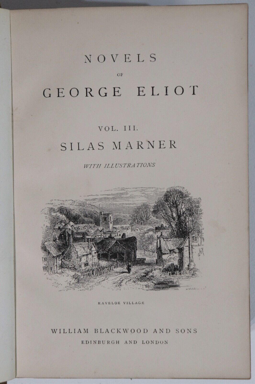 c1880 5vol George Eliot's Novels Antique English Fiction Book Collection