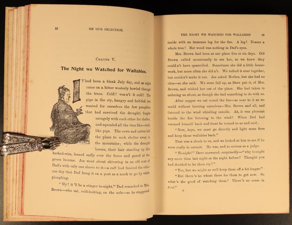1903 On Our Selection! by Steele Rudd Antique Australian Literature Book
