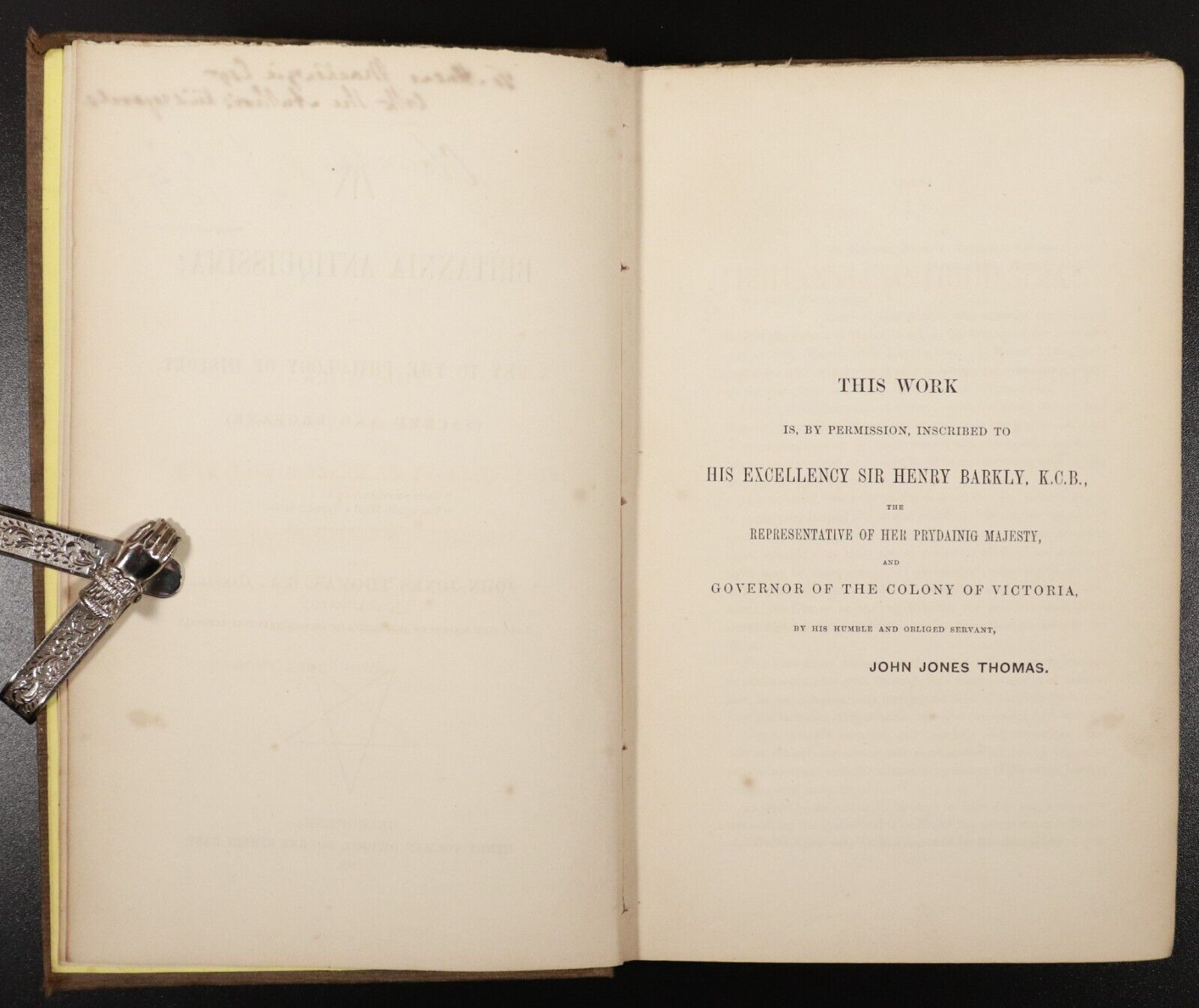 1860 Britannia Antiquissima Antiquarian History Book Druids Cimmerian Philology