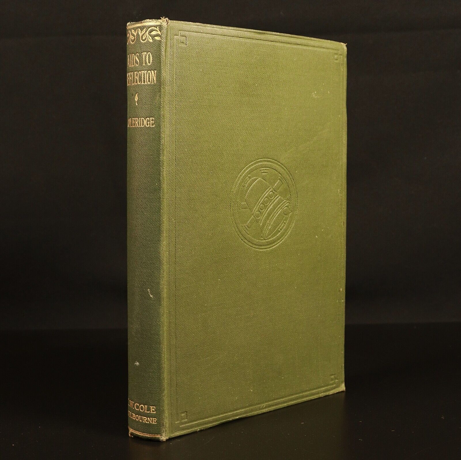 c1920 Aids To Reflection by Samuel T Coleridge Antique British Literature Book