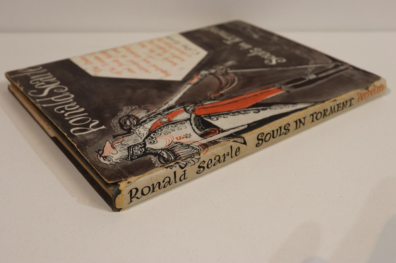 1954 Souls In Torment by Ronald Searle Satirical Cartoon & Art Book