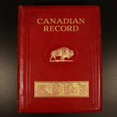 1937-38 The Canadian Record Of Men & Matters Antique Reference Book Leather Bind-4