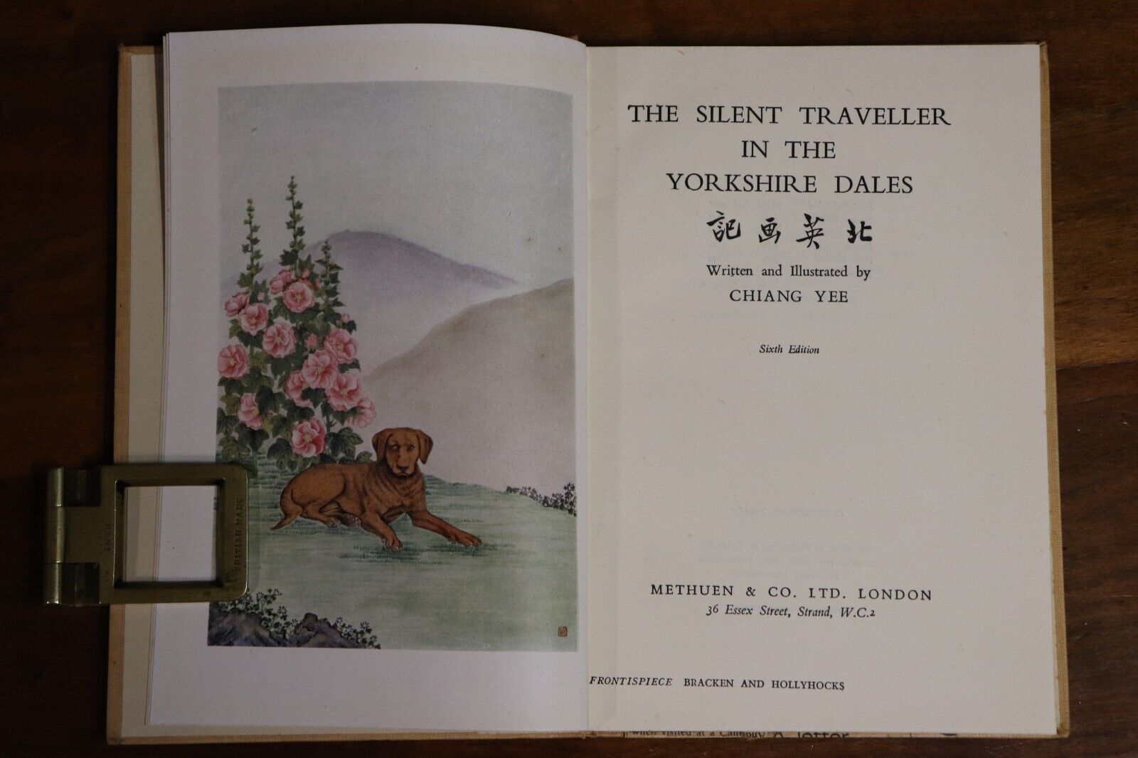 1948 Silent Traveller In The Yorkshire Dales Chiang Yee Antique History Book