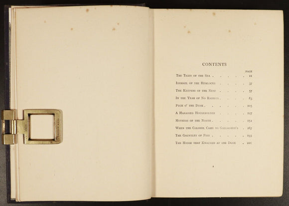 1911 More Kindred Of The Wild Charles Roberts 1st Edition Canadian Fiction Book