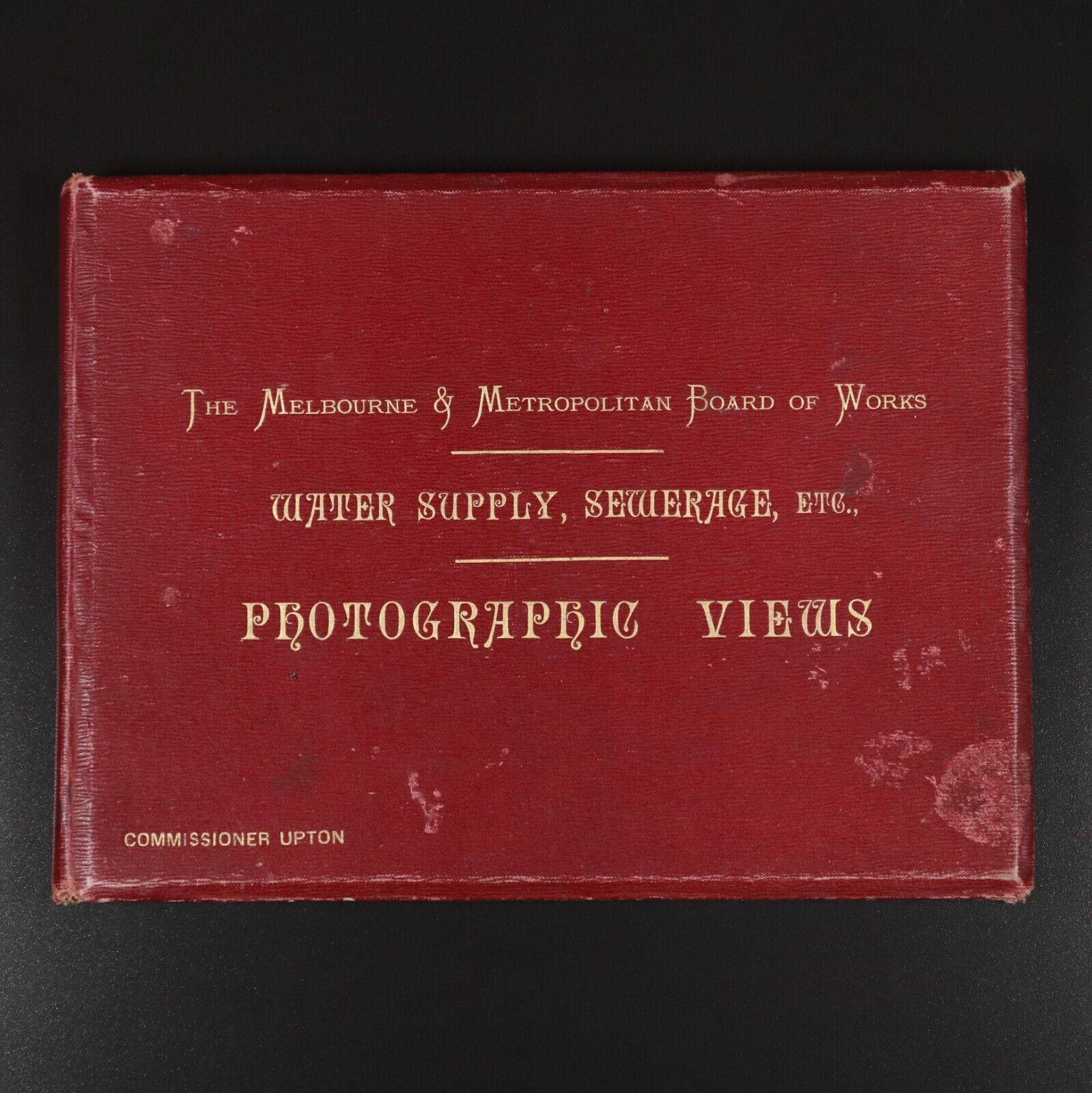 1905 The MMBW Water Supply Sewerage Photographic Views Melbourne History Book