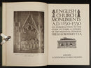 1921 English Church Monuments 1150 - 1550 F. Crossley Antique Architecture Book-6