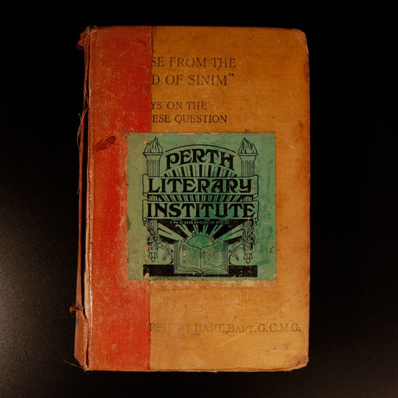 1901 These From The Land Of Sinim Rare 1st Edition Chinese History Book