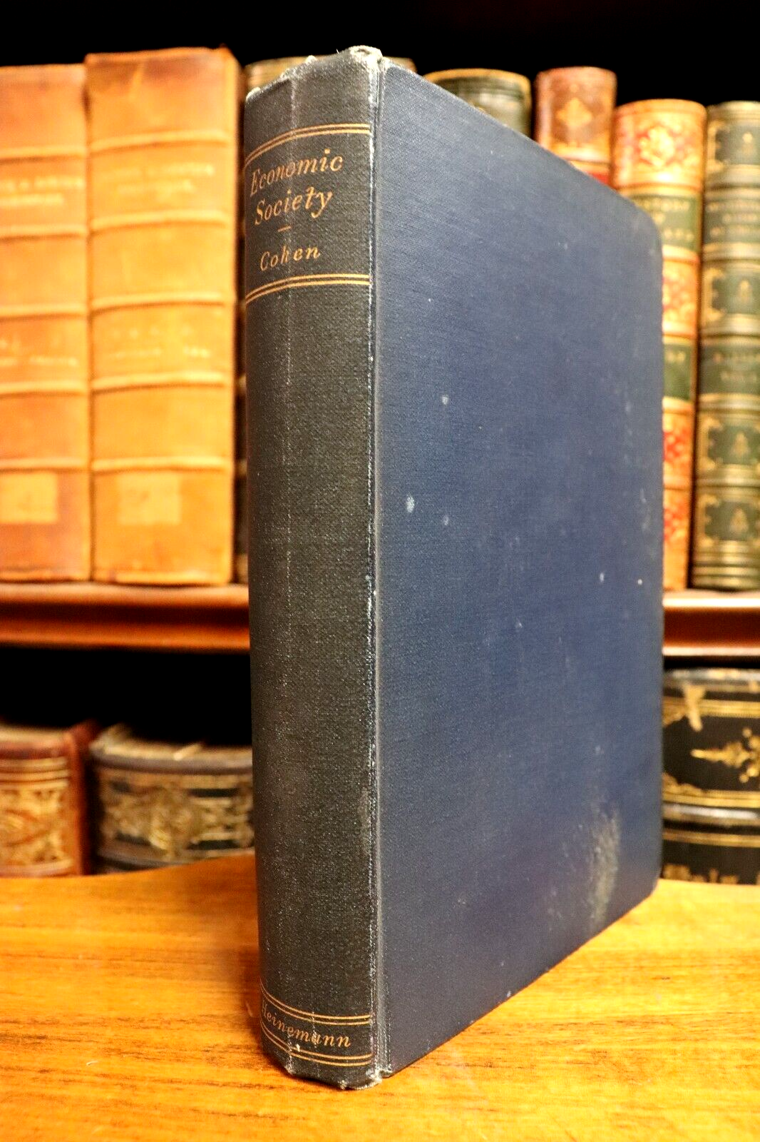 1933 Economic Society by Victor Cohen Antique British History Economics Book