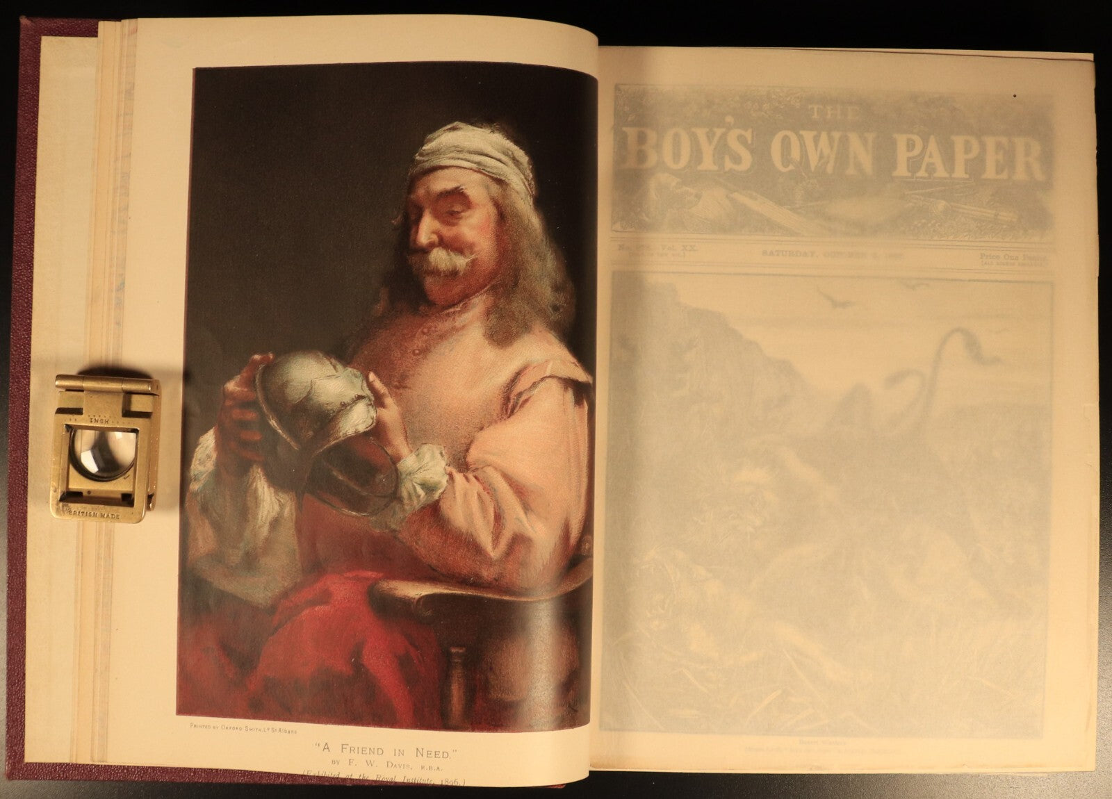 The Boys Own Annual 1897-98 Antique British Illustrated Boys Book Boys Own Paper