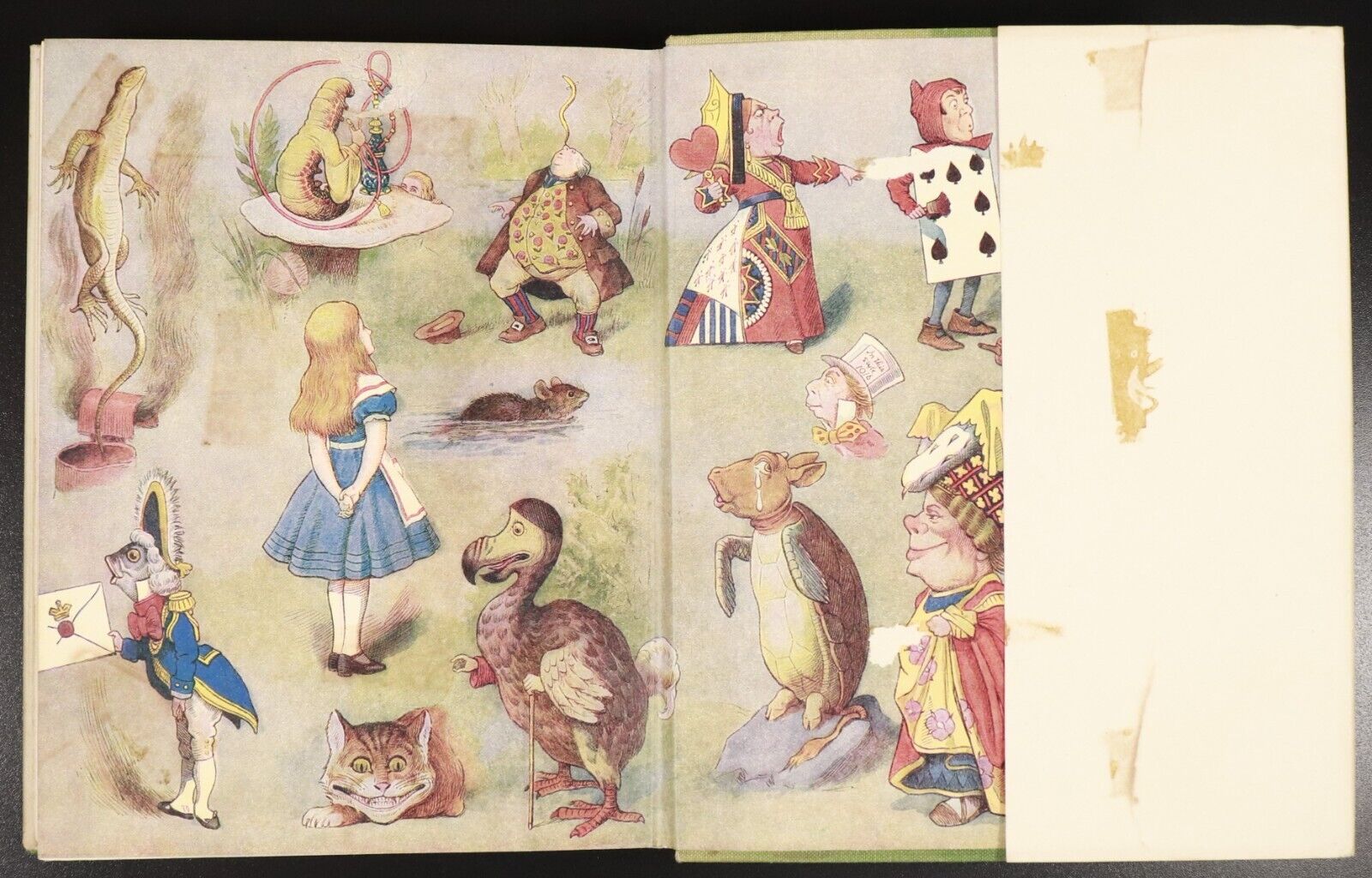 1957 Alice's Adventures In Wonderland L. Carroll Vintage Fiction Book J. Tenniel