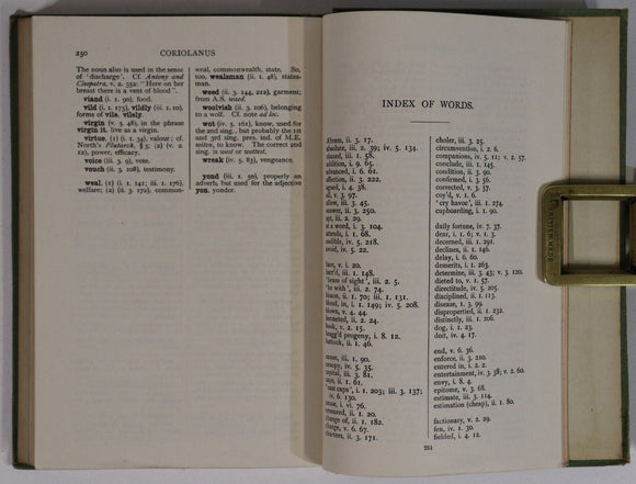 c1930 The Warwick Shakespeare: Coriolanus & Tempest Antique Literature Books