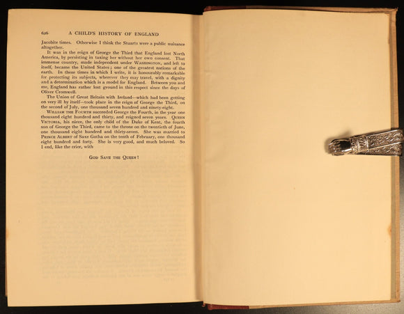 1912 Oliver Twist by Charles Dickens Antique Fiction Book Gresham V3