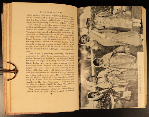 India Of The Princes by Rosita Forbes 1939 British India Antique History Book
