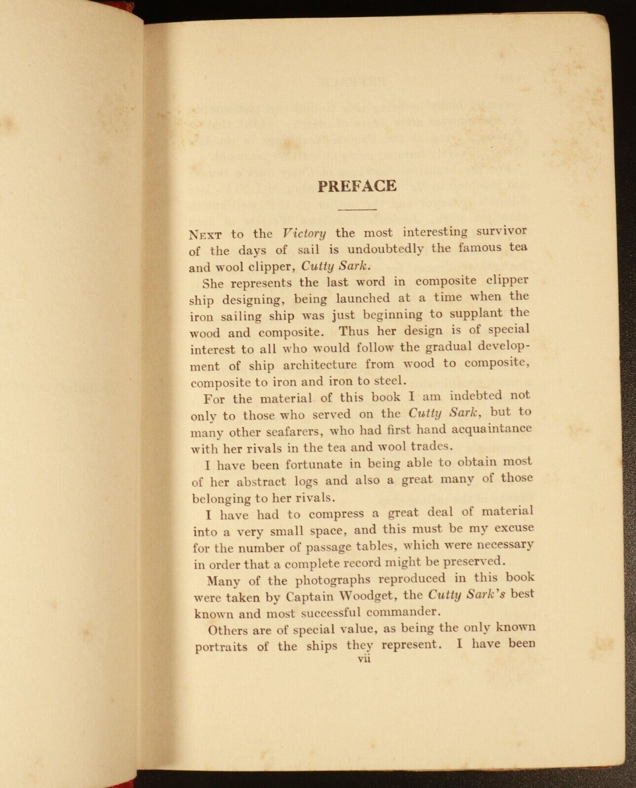 1924 The Log Of The "Cutty Sark" Antique Australian Maritime History Book 1st Ed