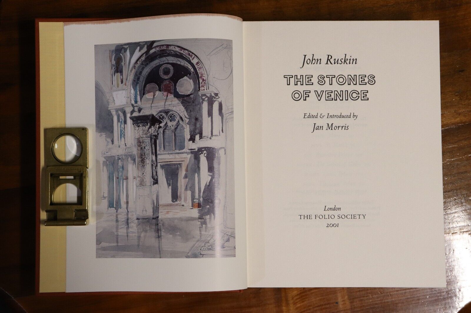 2001 The Stones Of Venice: John Ruskin Folio Society Architecture Reference Book - 0