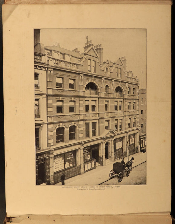 1896 Round London Album Of Photographs Antique British History Book G. Newnes