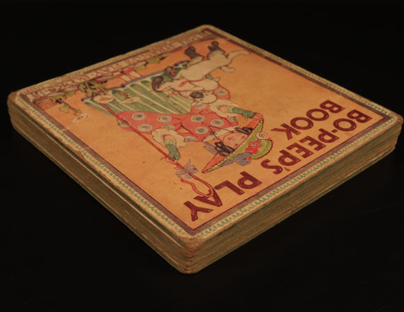 c1913 Bo-Peep's Play Book by Mrs Strang Antique Childrens Book Unbreakable Books