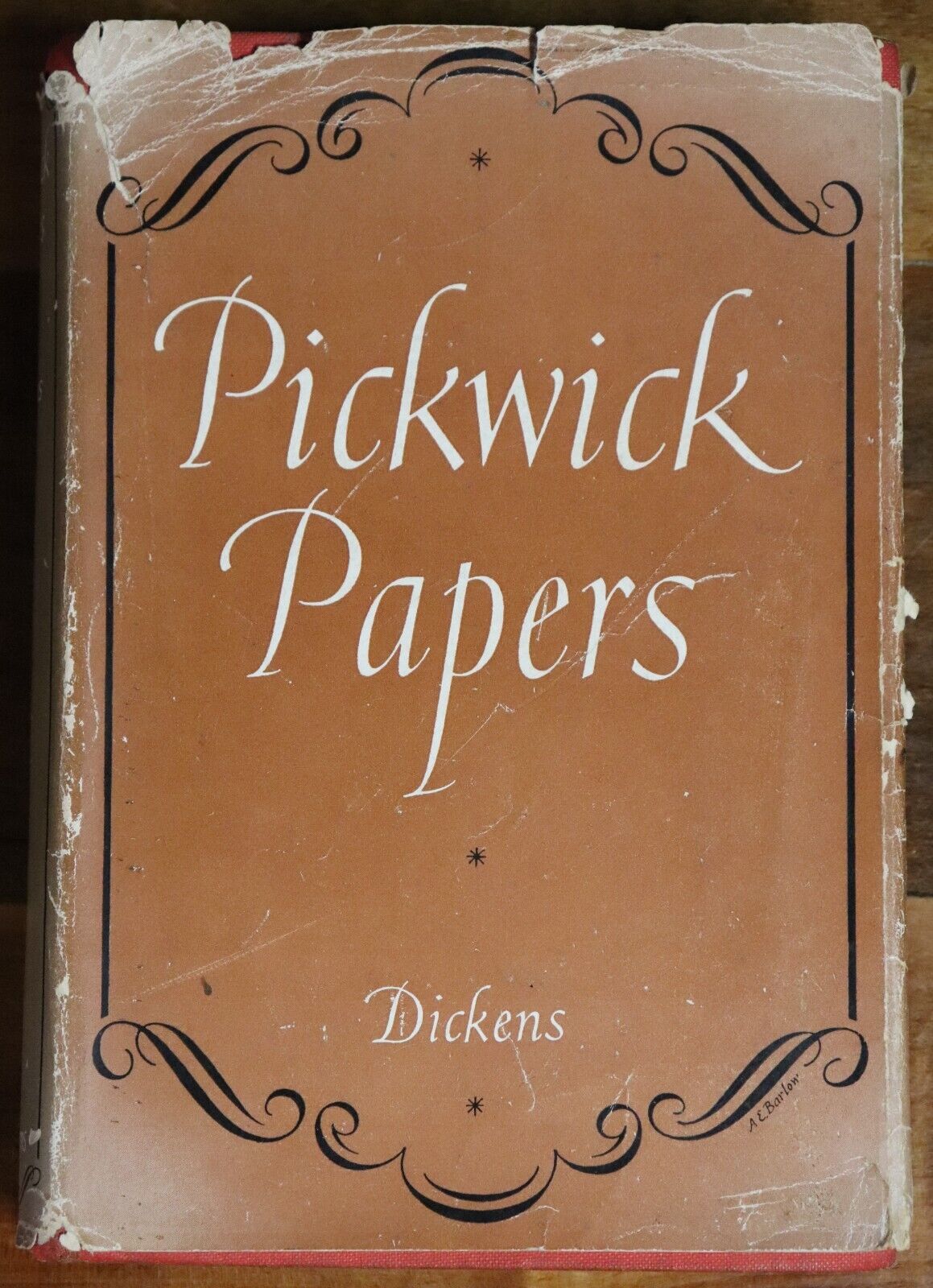 c1930 The Pickwick Club by Charles Dickens Antique Classic Literature Book