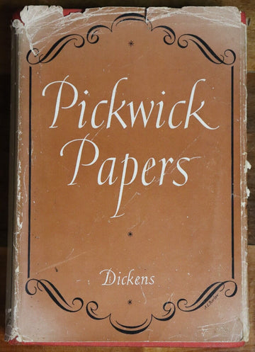 c1930 The Pickwick Club by Charles Dickens Antique Classic Literature Book