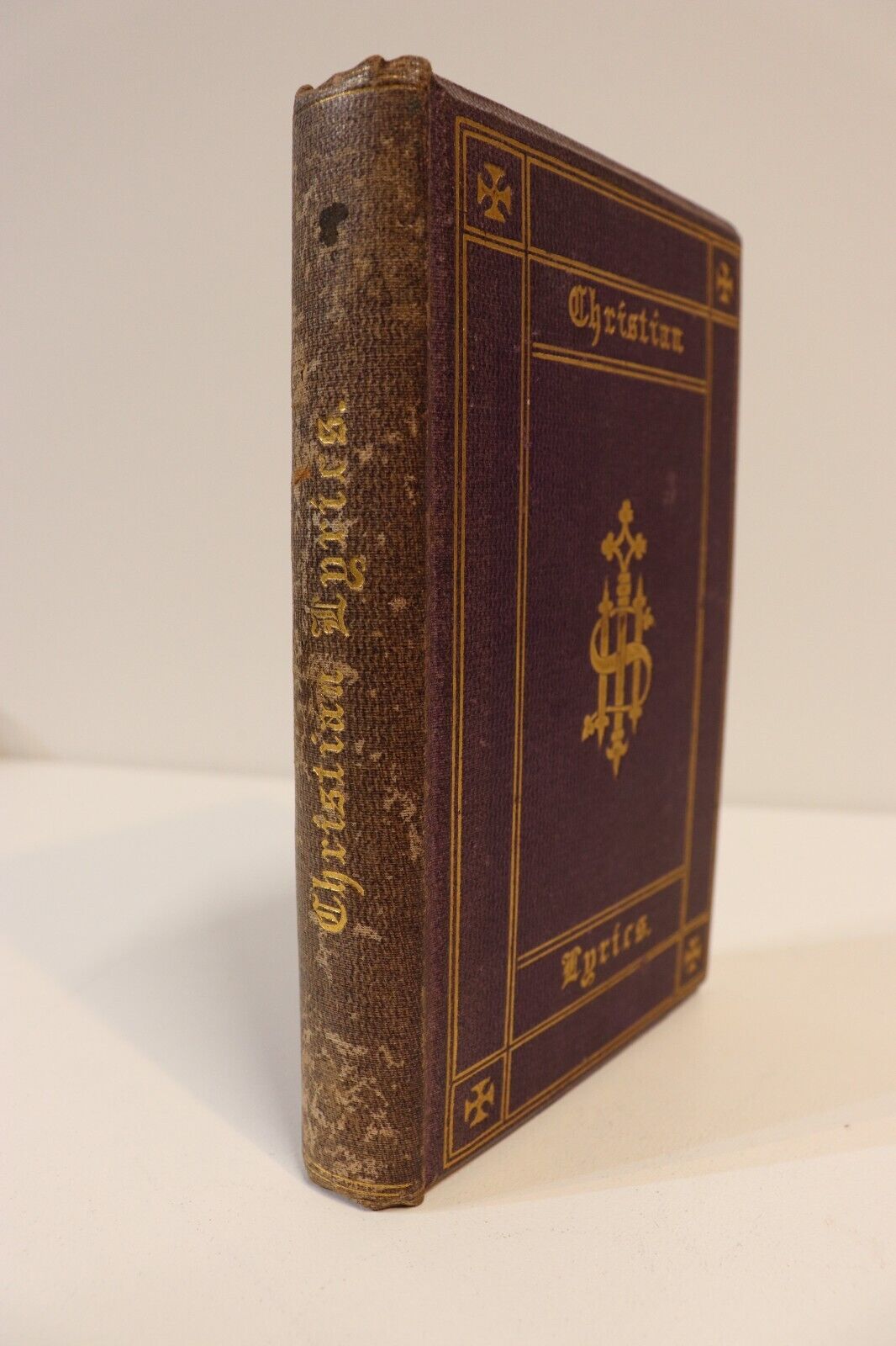 c1895 Christian Lyrics From Modern Authors Antique British Theology Book