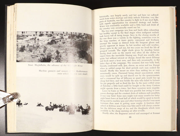 1973 Participation by Humphrey Kempe Australian Military History Book ANZAC