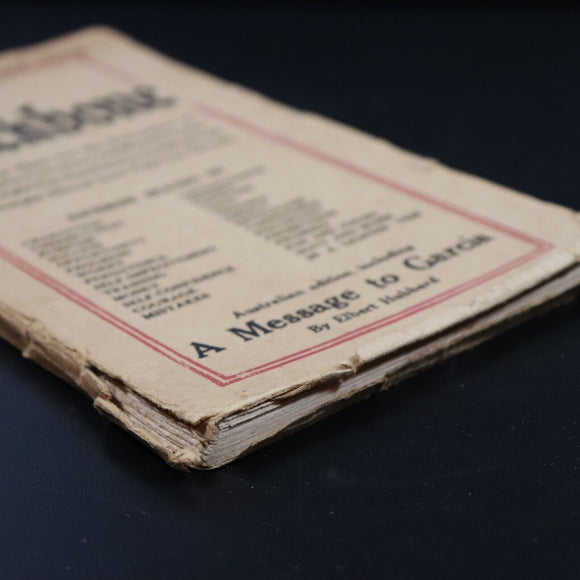 c1919 Backbone by S DeWitt Clough Antique Self Help Personal Development Book