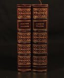 1845 Proper Lessons & Common Prayer Miniature Bible 2vol Set Antique Books-3