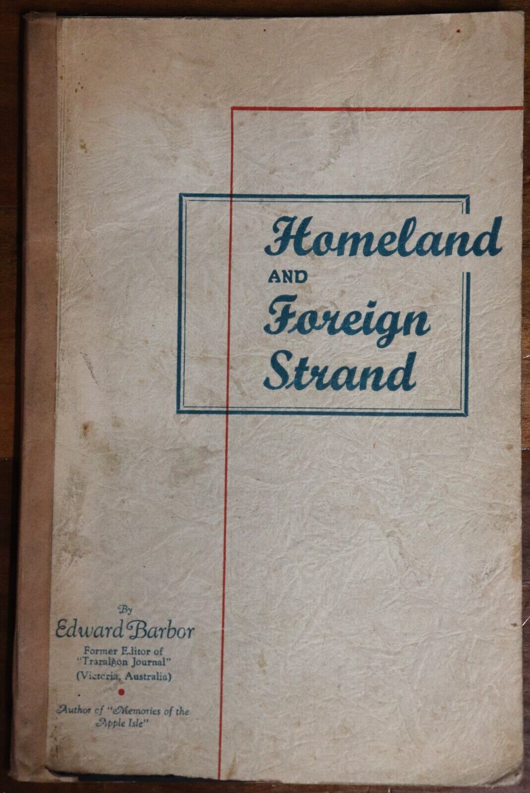 1939 Homeland & Foreign Strand Australian Pre WW2 Guide Book To Europe