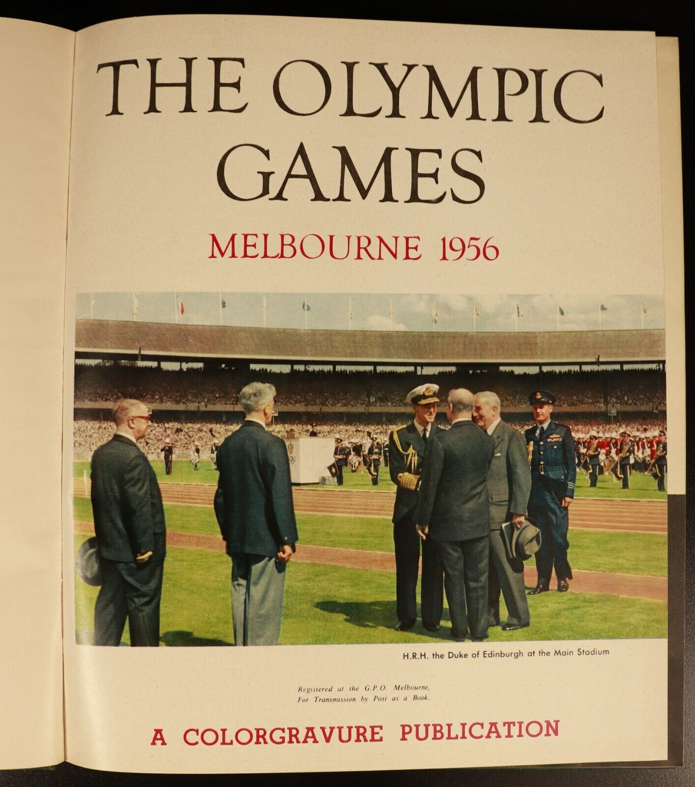 1956 The Olympic Games Melbourne 1956 Australian Sport History Book Illustrated