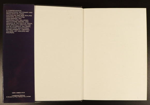 1979 Artists & Galleries of Australia & New Zealand by M. Germaine Art Book