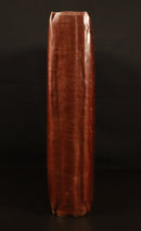 c1920 Antique Leather Photo Album Brass Clasp COOPER Family 54 Original Photos-2