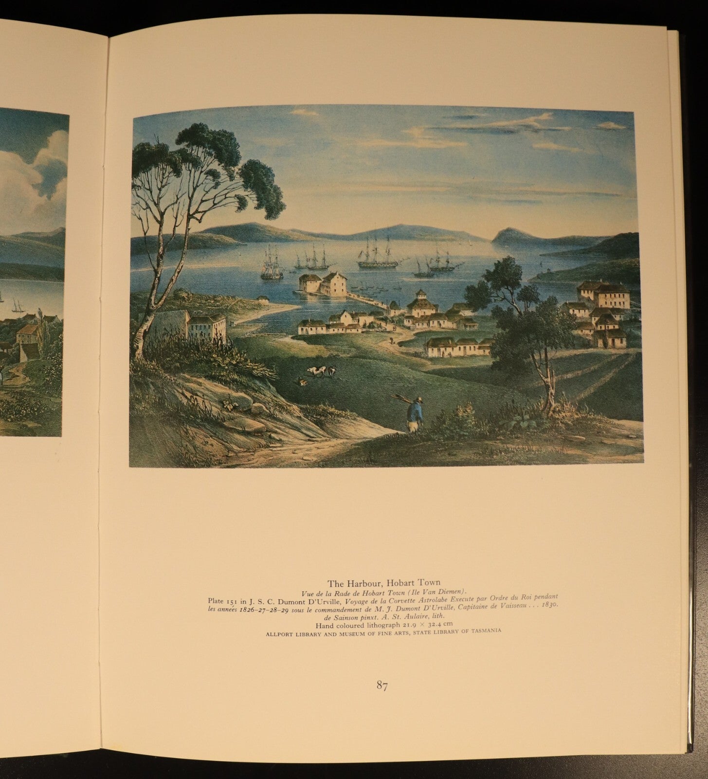 1978 Old Hobart Town & Environs 1802-1855 Illustrated Australian History Book