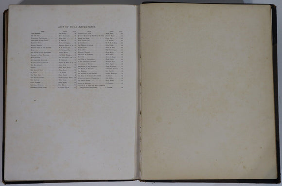 c1885 Gallery Of Contemporary Art by A Silvestre Antique Art Engravings Book