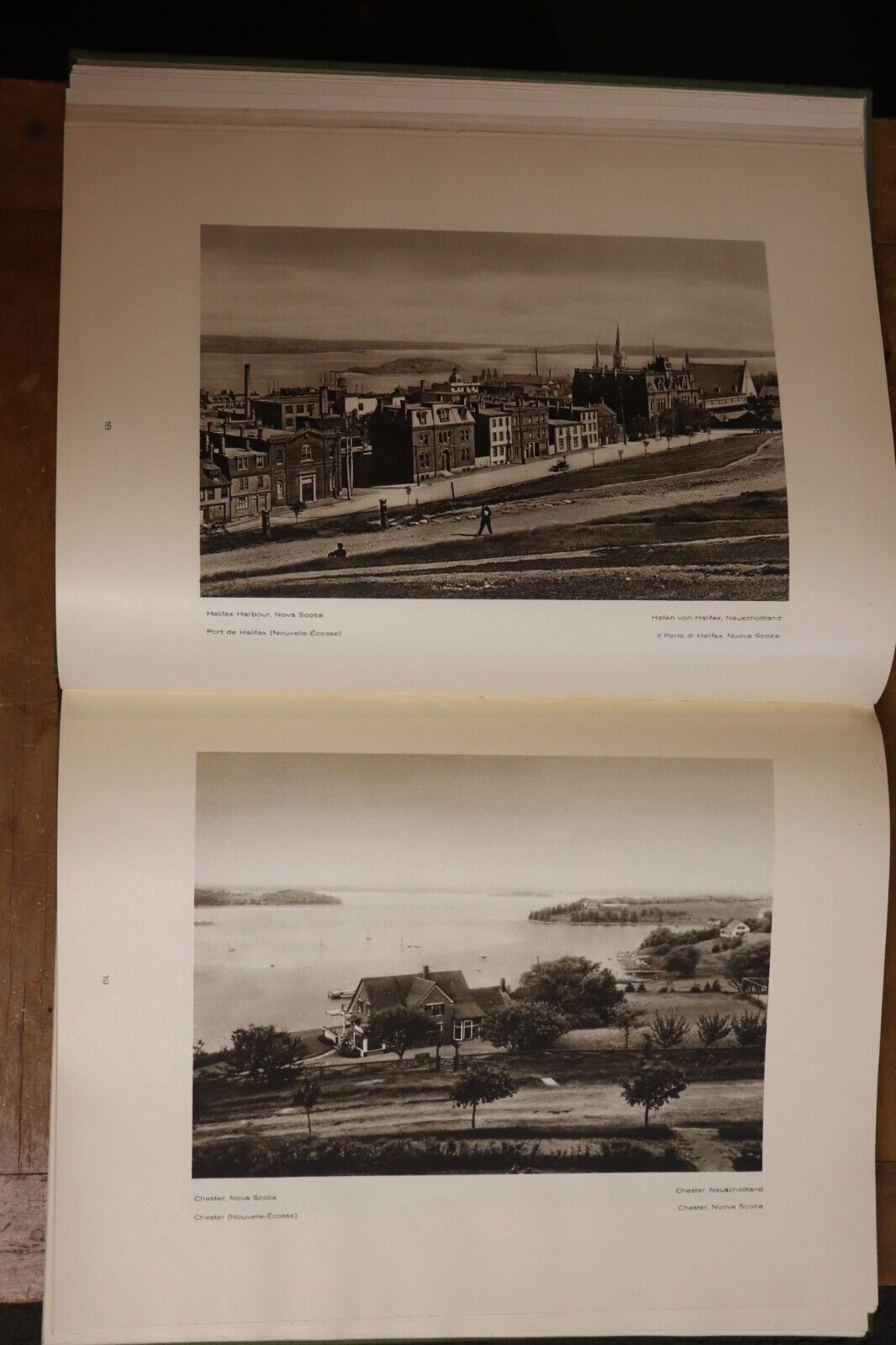 1926 Canada, Landschaft und Volksleben Antique German Photography Book