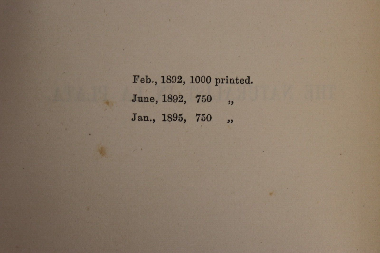 The Naturalist In La Plata by WH Hudson - 1895 - Antique Science & Nature Book