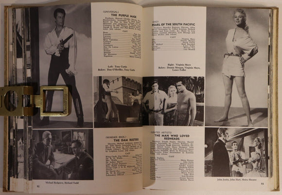 1956 Daniel Blum's Screen World Vintage Film & Cinema History Book