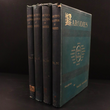 1884 4vol Parodies Of English & American Authors Antiquarian Literature Books