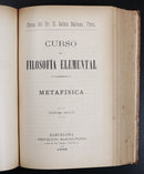 1901 5vol In 1 Curso De Filosofia Elemental Dr J Balmes Antique Philosophy Books-9