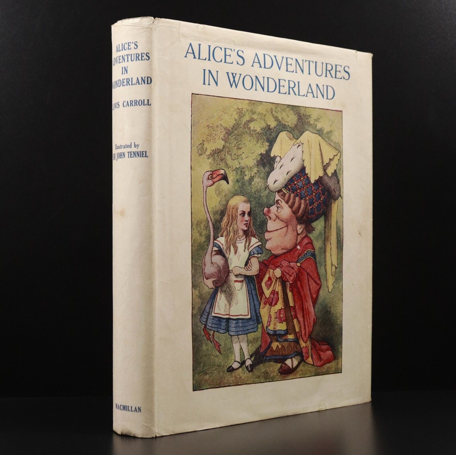 1957 Alice's Adventures In Wonderland L. Carroll Vintage Fiction Book J. Tenniel