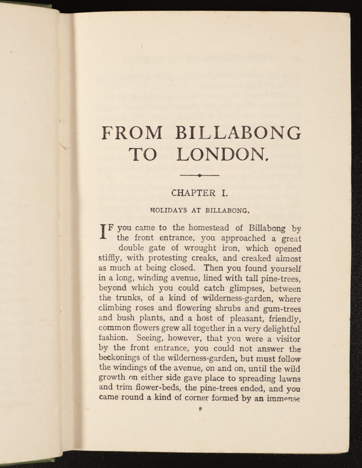 c1913 From Billabong To London by Mary Grant Bruce Australian Fiction Book