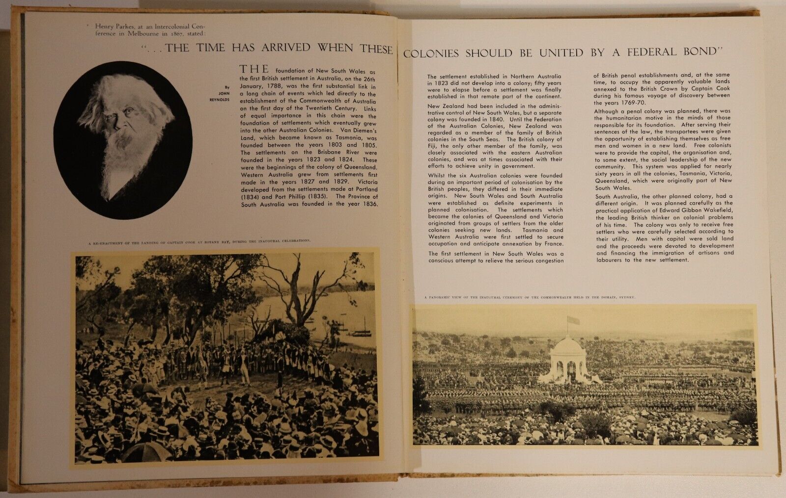 1951 Jubilee Of Commonwealth Of Australia Vintage Australian History Book